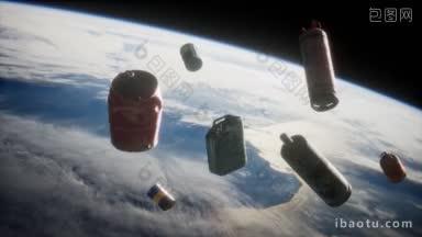国际空间站外的宇航员在太空漫步